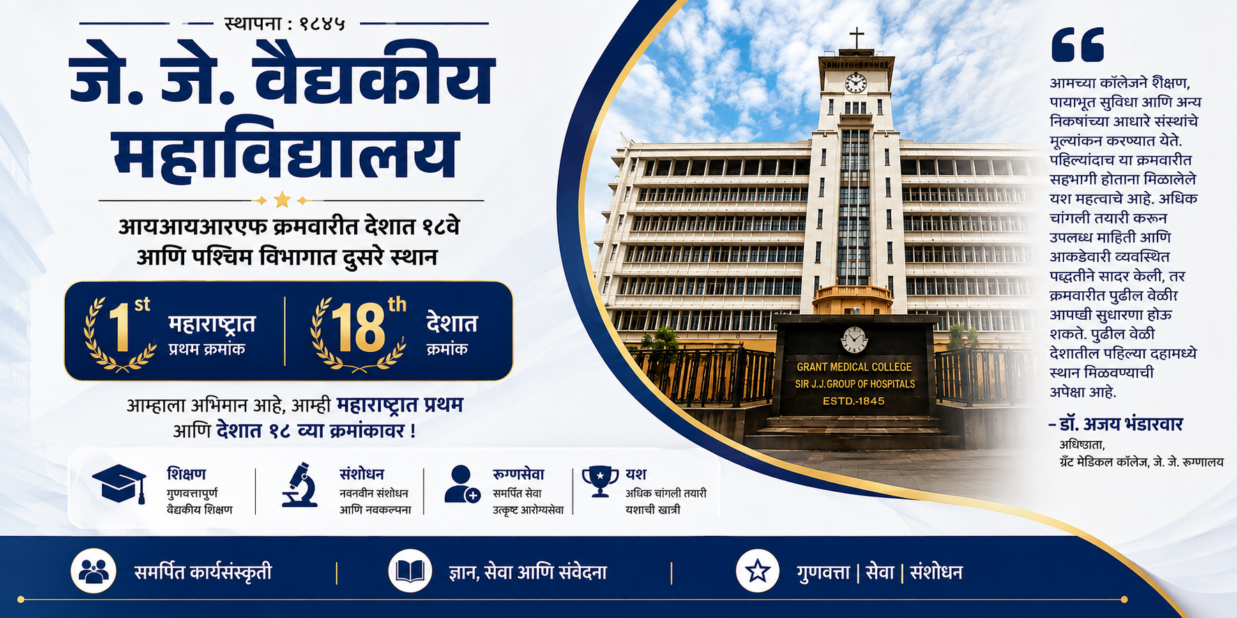 Grant Government Medical College hero image 3